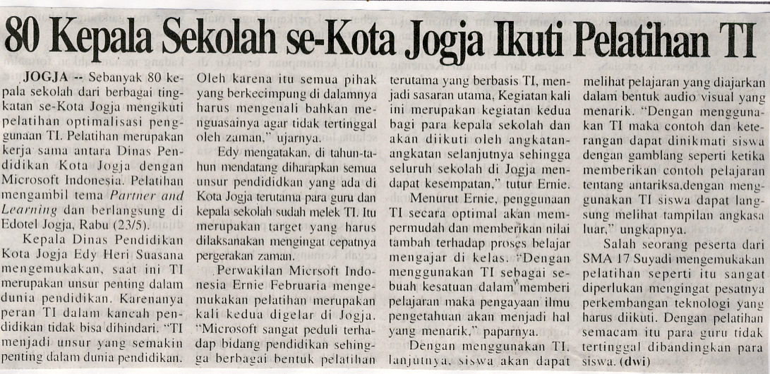 Kliping jogja terbaru